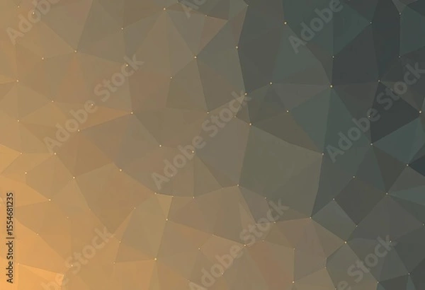 Fototapeta Abstract geometric polygon backdrop, seamless futuristic AI tech texture ,  high tech,  vector