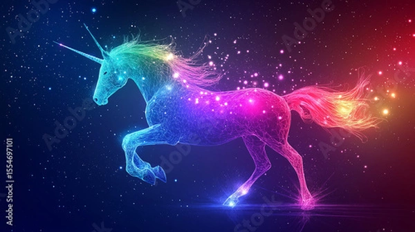 Fototapeta new year 2014 horse