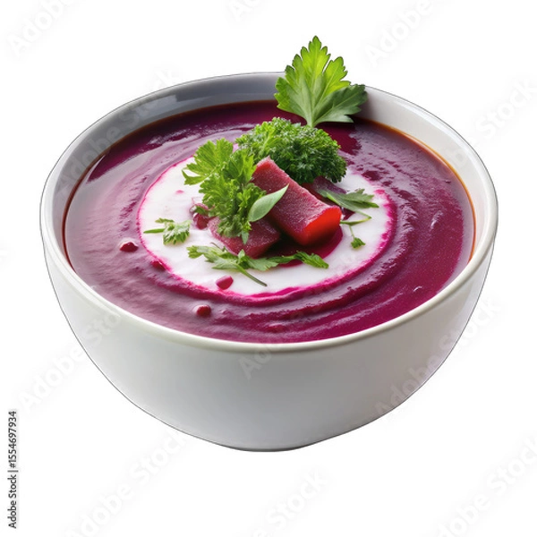 Obraz red beet soup