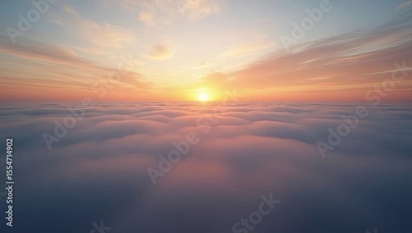 Fototapeta sunset over the sea