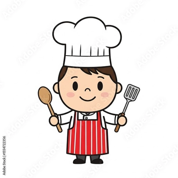 Obraz chef with a spoon