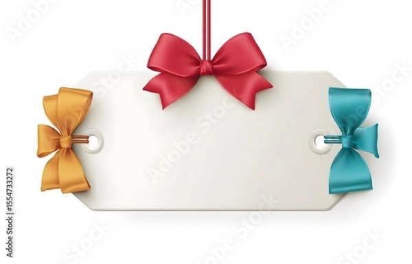 Fototapeta Advertising popular price tag, label, signboard, banner. Background for designers and managers, shops, sites with place for text. Abstract image.