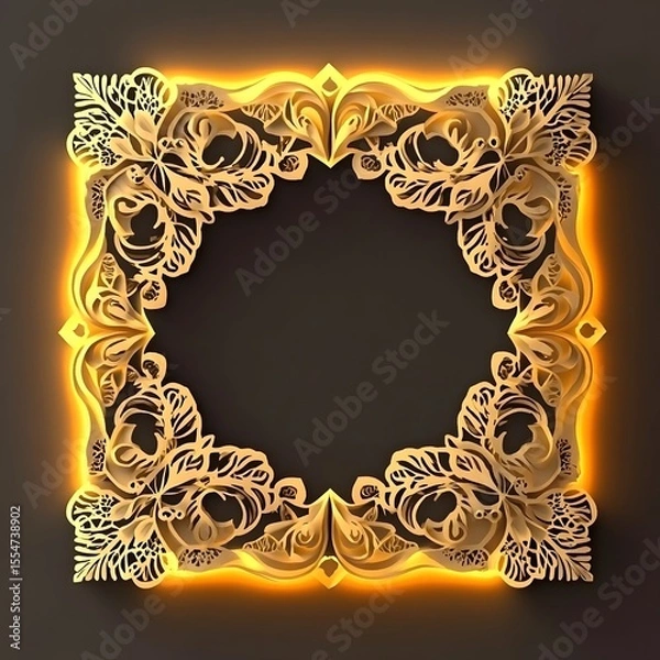 Fototapeta Photo frame on a white background