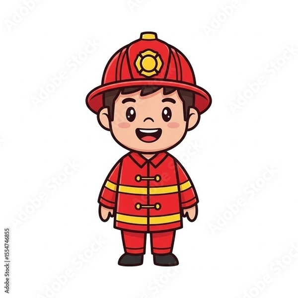 Obraz boy in a helmet