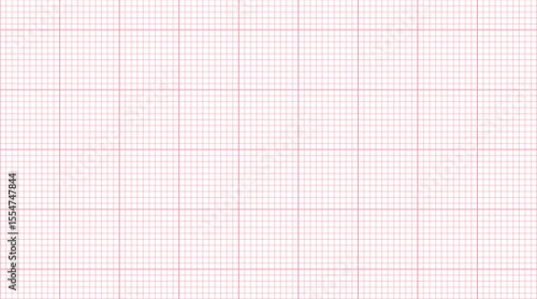 Fototapeta Millimeter Graph Paper Precision Grid Sheet with Fine Squares on White Background. Ideal for Math, Engineering, Architecture, and Technical Drawings. Seamless High-Resolution Illustration.  Vector