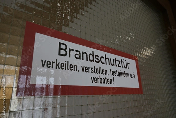 Obraz brandschutztür