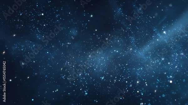 Fototapeta A Stunning Deep Space Nebula Displaying Countless Stars and Cosmic Dust