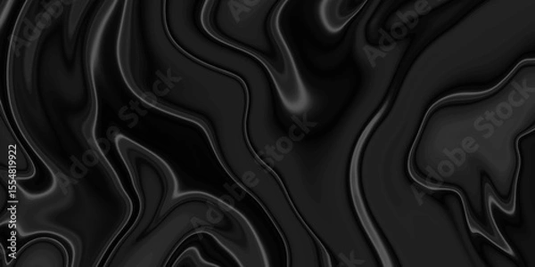 Fototapeta Abstract liquid wave background texture. Trendy dark liquid marble style. Ideal for web, advertisement, prints, wallpapers.