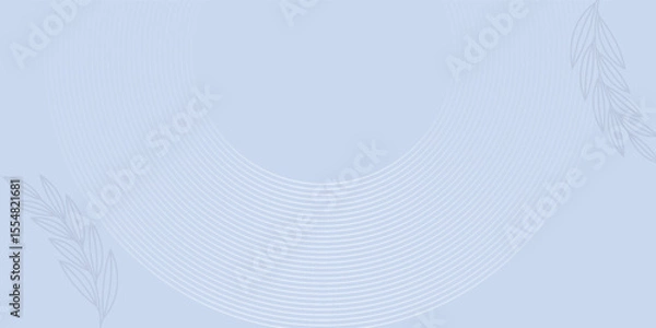 Fototapeta Abstract blue art background with circle elements. Digital technology illustrations simple vector good modern nice