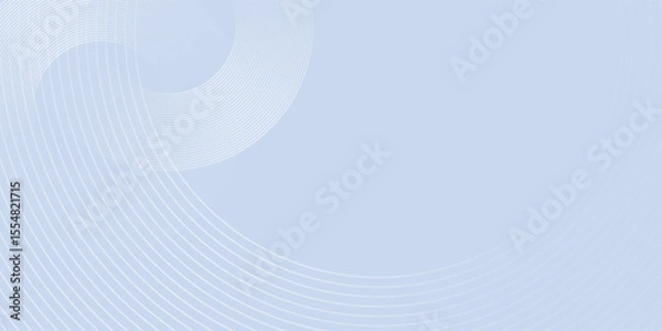 Fototapeta Abstract blue art background with circle elements. Digital technology illustrations simple vector good
