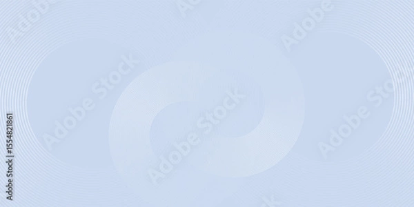Fototapeta Abstract blue art background with circle elements. Digital technology illustrations