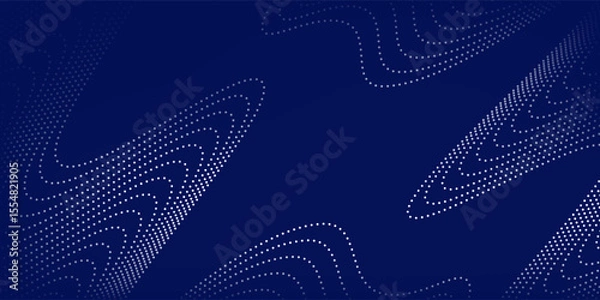 Fototapeta Blue background abstract with line waves and gradient variation. Suitable for user interface stroke websites simple good modern