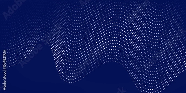 Fototapeta Blue background abstract with line waves and gradient variation. Suitable for user interface stroke websites simple good