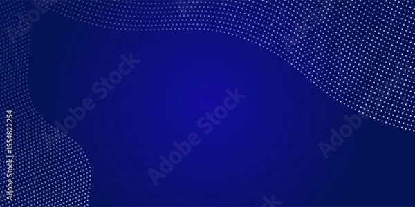 Fototapeta Blue background with line waves and gradient variation. Suitable for user interface bakcground art websites modern simple good