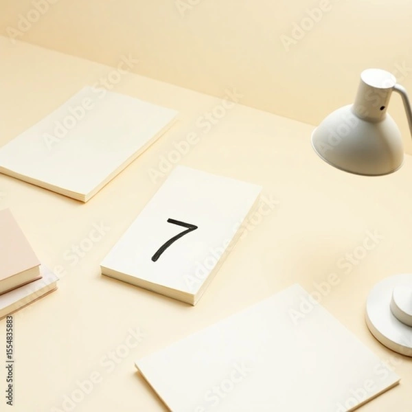 Obraz notebook and pen on the table