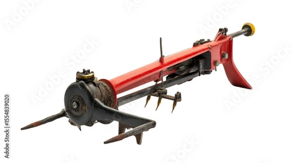 Obraz Small seed drill tool Transparent background, PNG file
