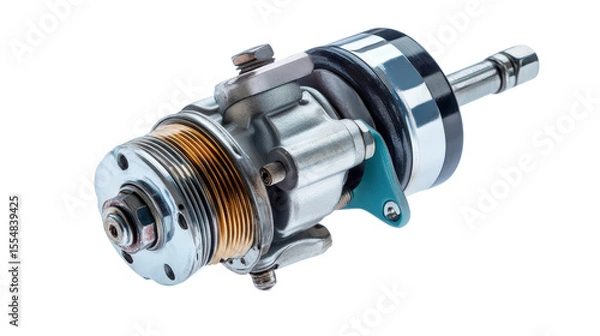 Obraz Starter motor for engine ignition, Transparent background, PNG file