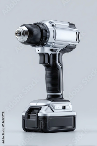 Fototapeta Cordless impact wrench with sleek black design and powerful performance