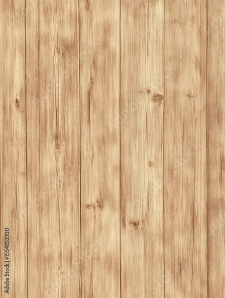 Fototapeta Smooth natural wooden surface with detailed grain patterns and light brown color for background or decoration purposes