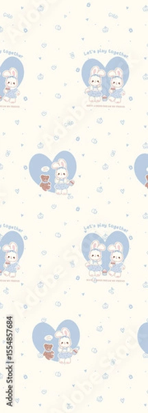 Obraz Cute Pattern Collection for Playful Spaces