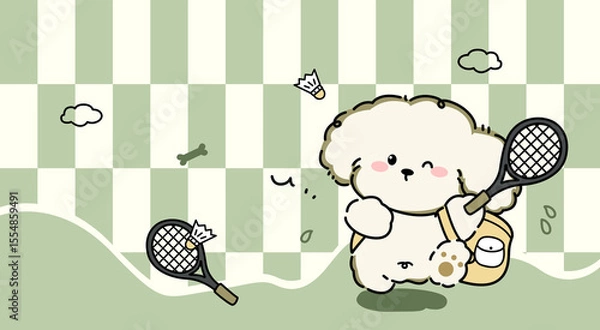 Obraz Charming Pattern Set for Whimsical Decor