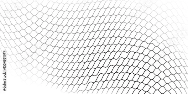 Fototapeta Mesh texture for fishing nets simple art . Sports wear or soccer goal  volleyball net  basketball hoop  hockey  athletics. Mesh net background  white