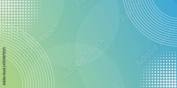 Fototapeta Fresh blue light gradient web abstract background geometry shine and layer element vector for presentation