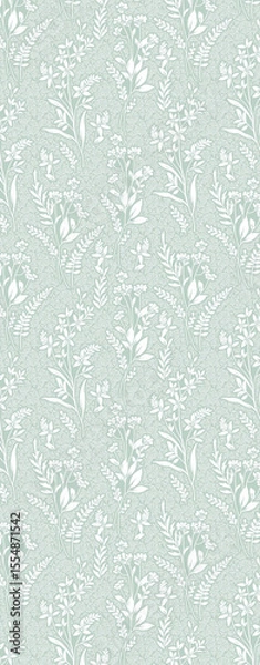 Obraz Charming Pattern Set for Delicate Spaces