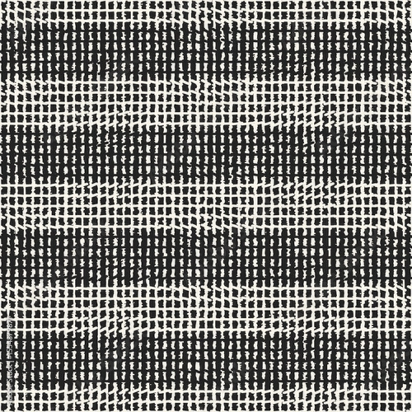 Fototapeta Monochrome Grain Broken Mesh Stripe Pattern