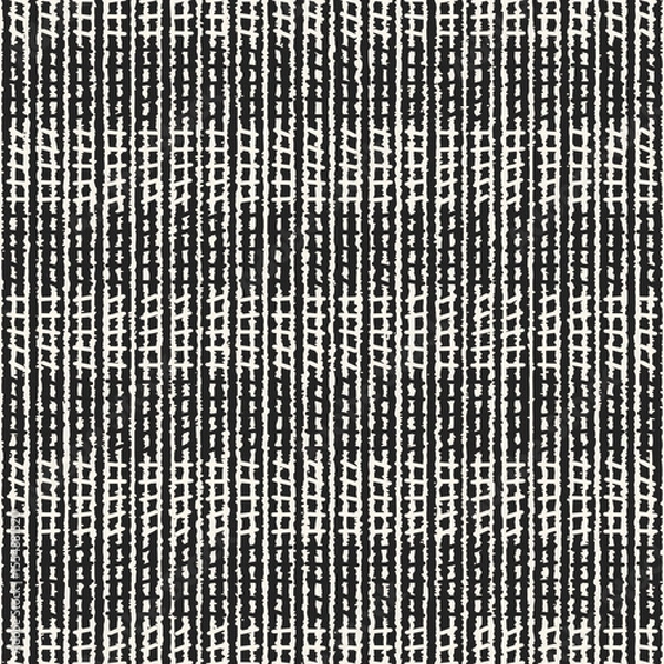 Fototapeta Monochrome Grain Broken Dotted Stripe Pattern