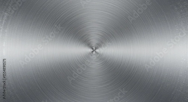 Obraz Metal Surface Texture with Circular Brushed Pattern