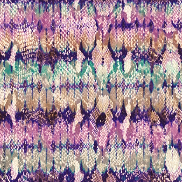 Fototapeta gradient snake print