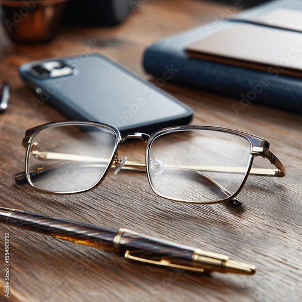 Obraz premium rimless eyeglasses
