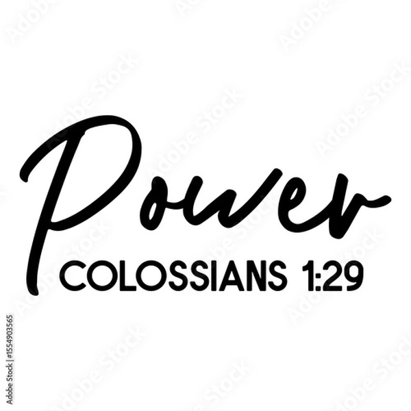 Obraz Power Colossians 1 29