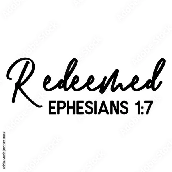Obraz Redeemed Ephesians 1 7