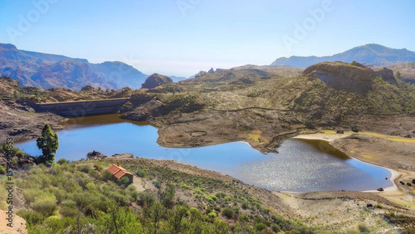 Obraz Scenic Presa de las Niñas, Gran Canaria