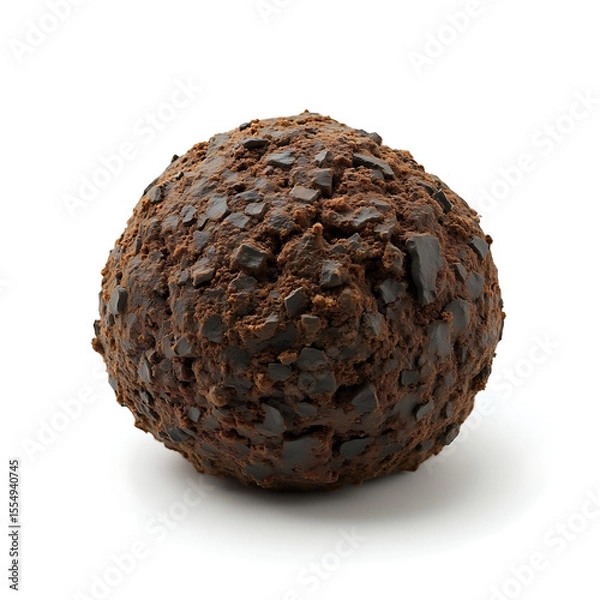 Fototapeta Pressed peat pellet for seed starting in brown textured surface  