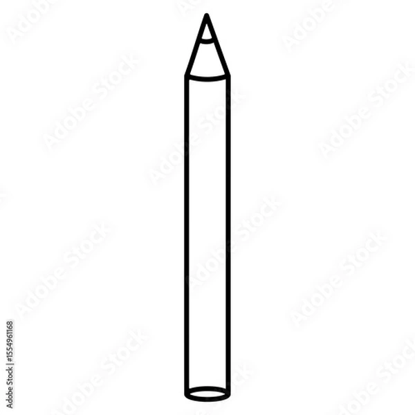 Obraz black pencil vector