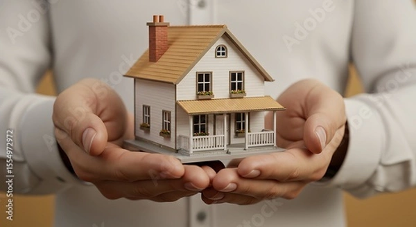 Fototapeta Secure Your Dream Home With Reliable Insurance Protection And Professional Guidance