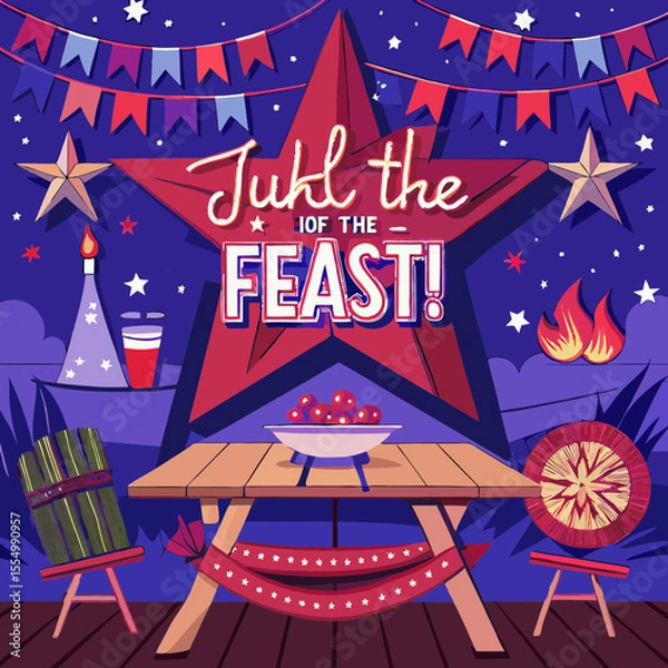 Fototapeta What Makes the 4th of July Special? A Deep Dive Into the History, Traditions, and Meaning Behind America's Independence Day Celebration