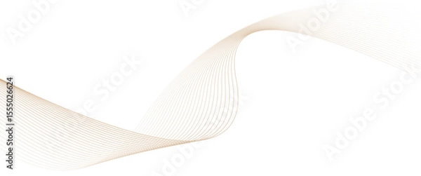 Obraz Vector abstract geometric wave line flowing particles future technology concept for banner, template, wallpaper background 