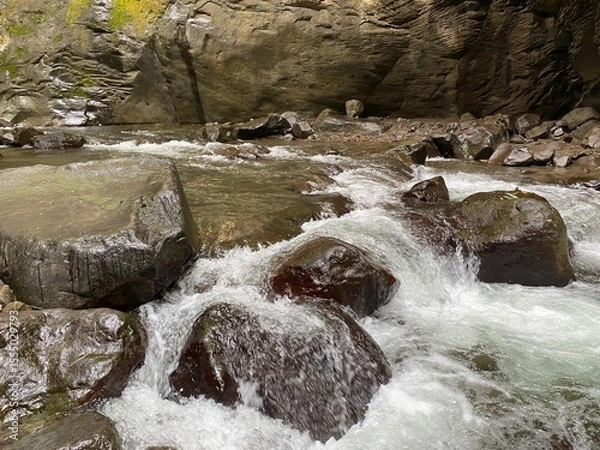 Fototapeta waterfall in the forest
