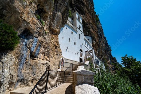 Obraz Monastère orthodoxe d'Ostrog au Montenegro