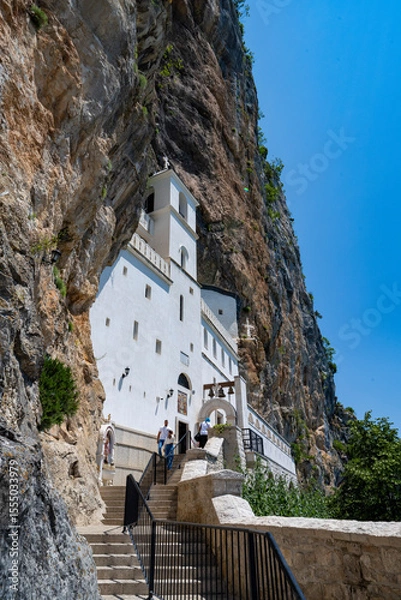 Obraz Monastère orthodoxe d'Ostrog au Montenegro