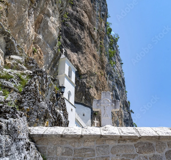 Obraz Monastère orthodoxe d'Ostrog au Montenegro