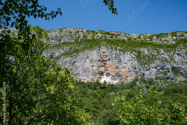 Obraz Monastère orthodoxe d'Ostrog au Montenegro