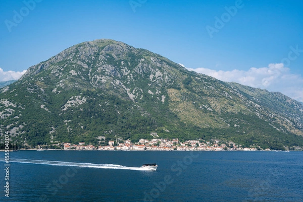 Obraz Village de Perast dans les bouches de Kotor , Montenegro