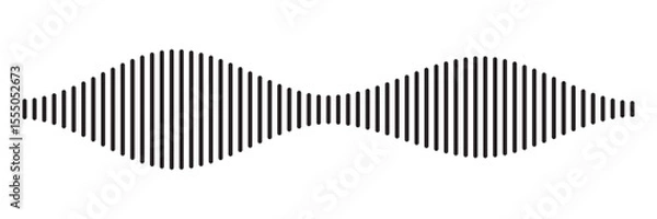 Fototapeta Music wave line sound one noise icon audio frequency signal podcast radio sound wave volume hand art. sound wave Effect. sound and audio waves. Volume wave ,Waves of the equalizer. 