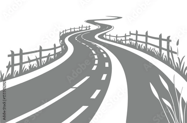 Fototapeta Elegant scroll with ribbon for diploma or certificate.