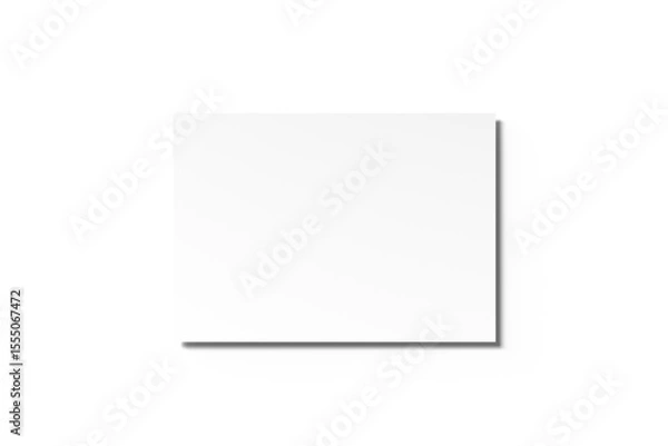 Obraz Blank White Paper Mockup